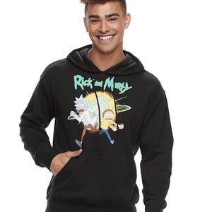 Rick and Morty pullover hoodie size Small
